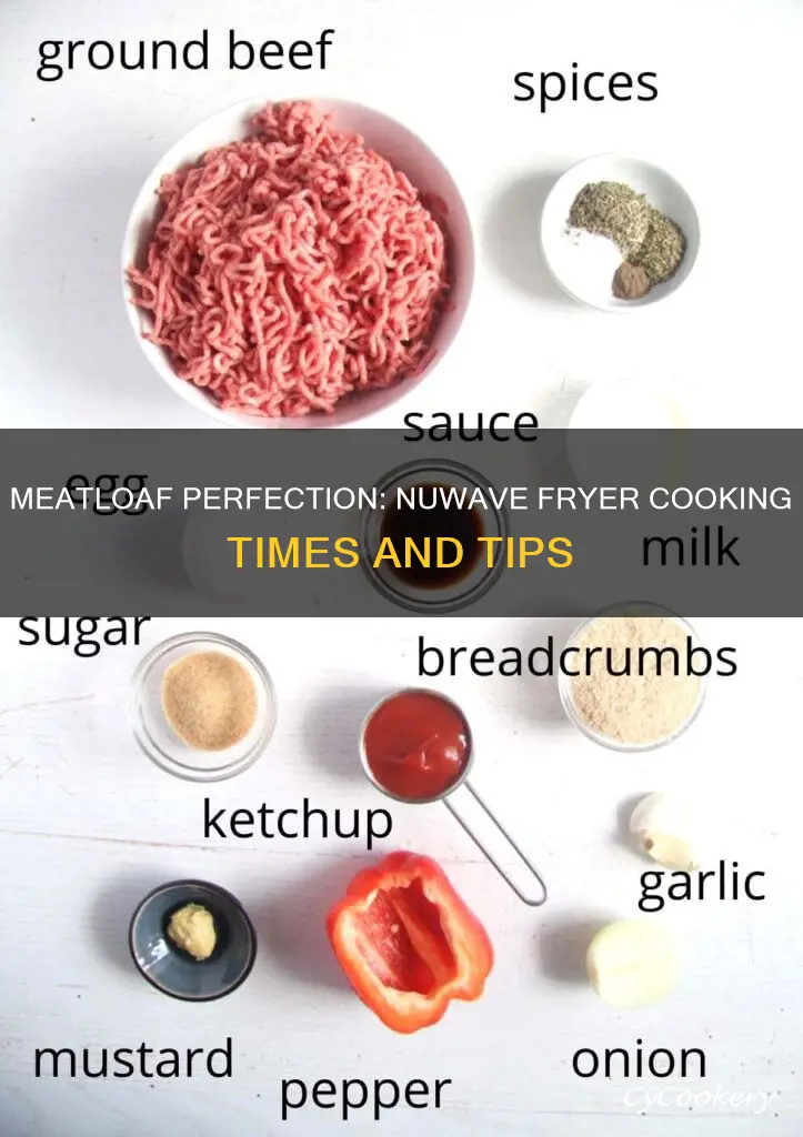 how long do you cook meatloaf in a nuwave fryer