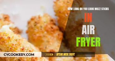 Mozzarella Sticks: Air Fryer Cooking Time Guide