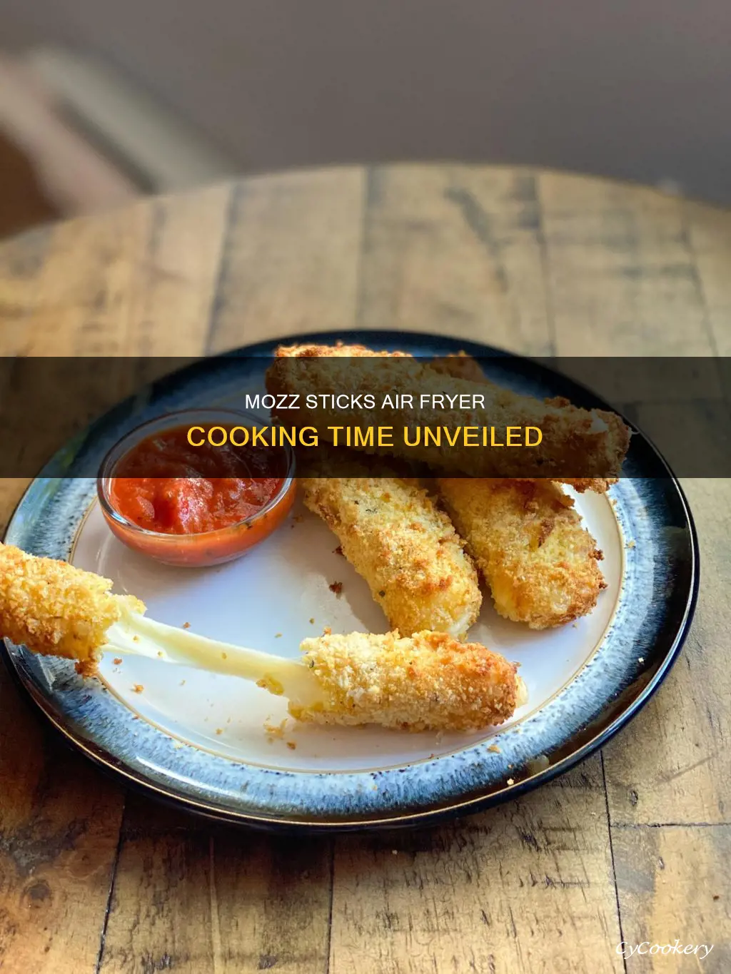 how long do you cook mozz sticks in air fryer
