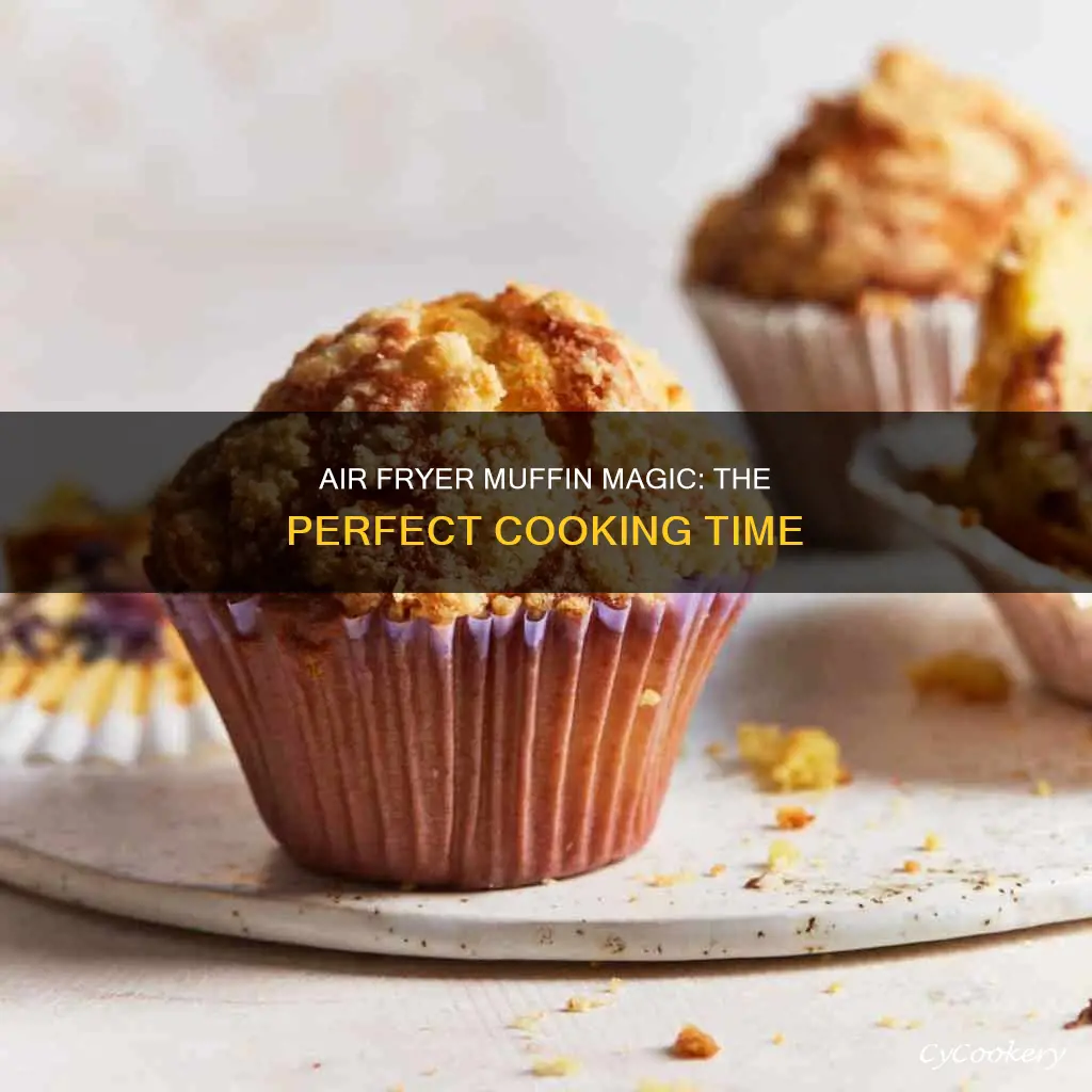 how long do you cook muffins in a air fryer