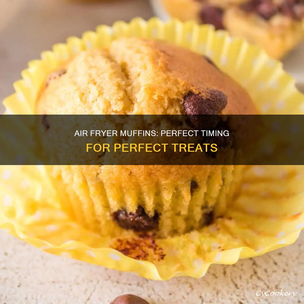 how long do you cook muffins in a air fryer