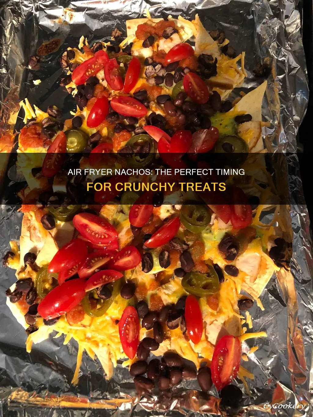 how long do you cook nachos in an air fryer