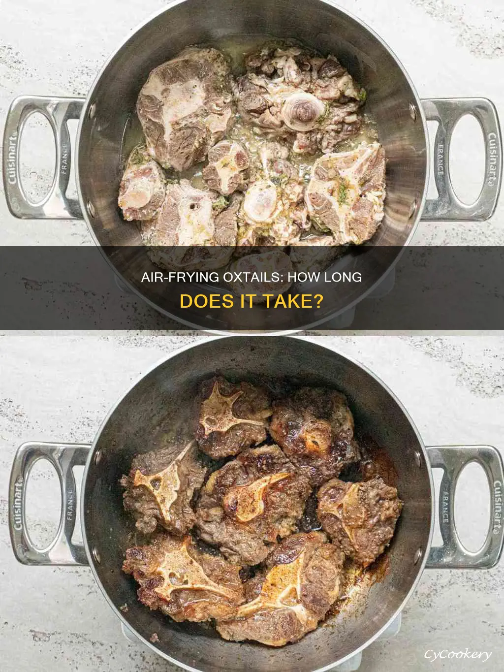 how long do you cook oxtails in an air fryer
