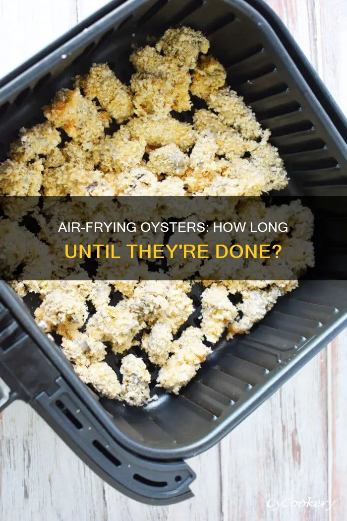 how long do you cook oysters in air fryer