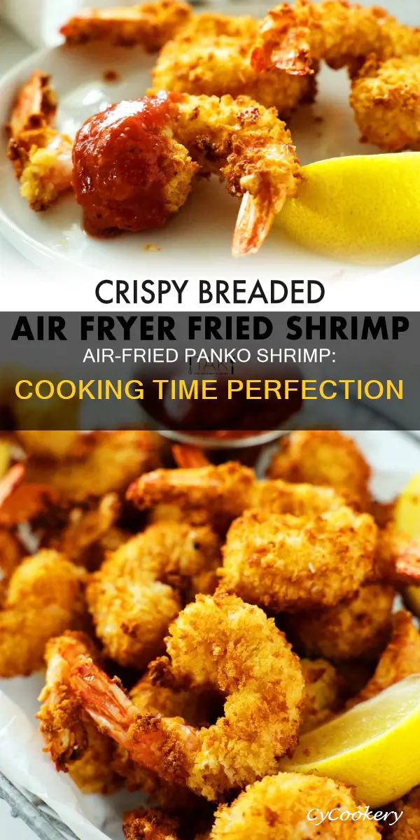 how long do you cook panko shrimp in air fryer