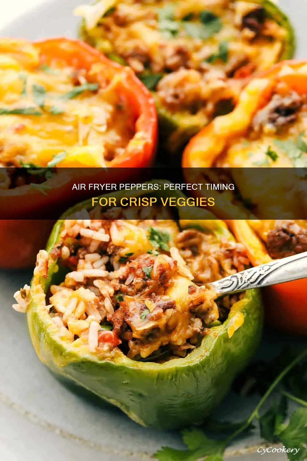 how long do you cook peppers in an air fryer