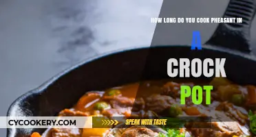 Slow-Cooked Pheasant: How Long in the Crock Pot?
