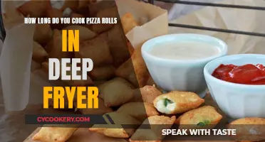 Crispy Pizza Roll Perfection: Deep Fryer Cooking Time Guide