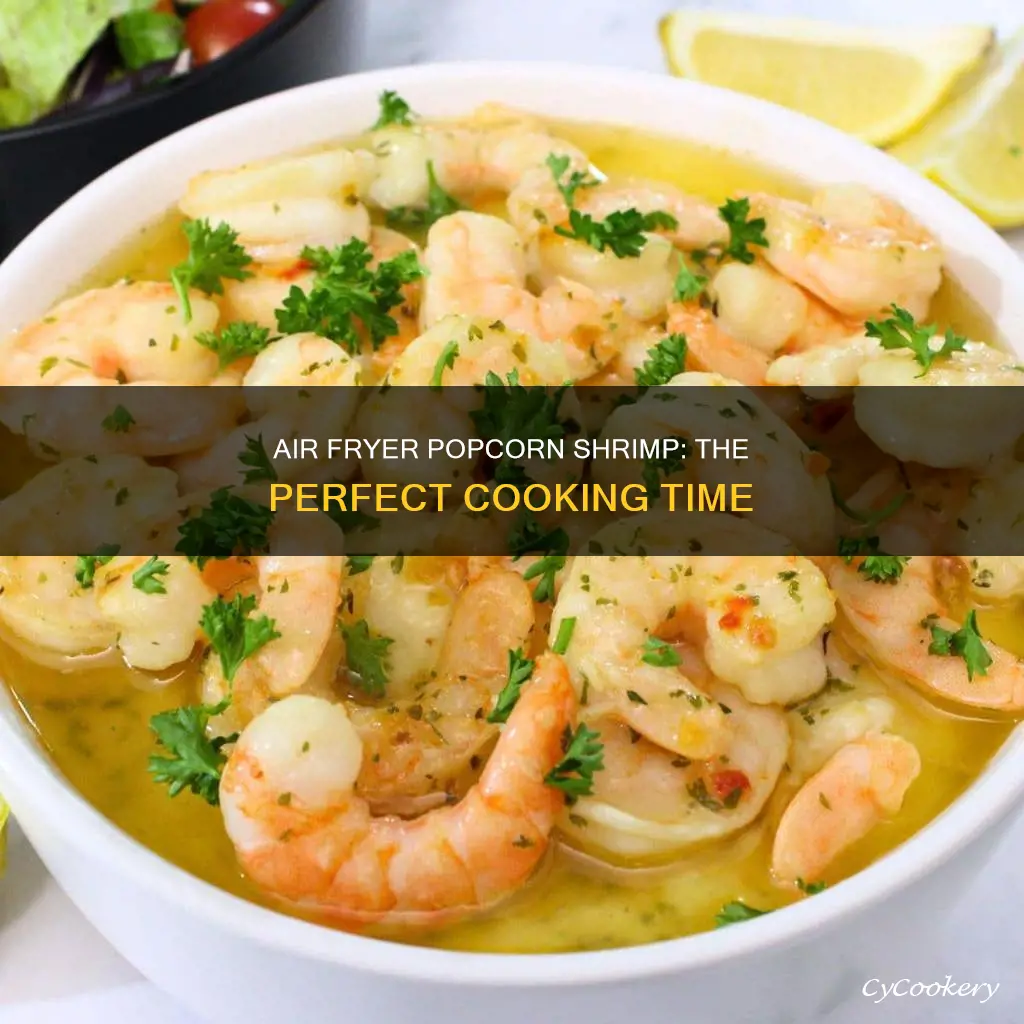 how long do you cook popcorn shrimp in air fryer