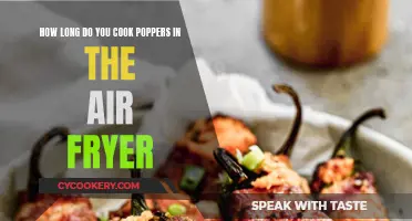 Poppers Perfection: Mastering the Air Fryer Cooking Time