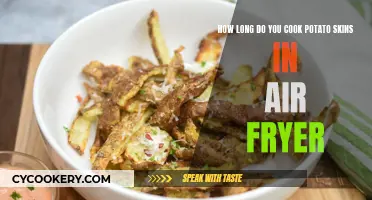 Crispy Potato Skin Delight: Air Fryer Cooking Time Guide