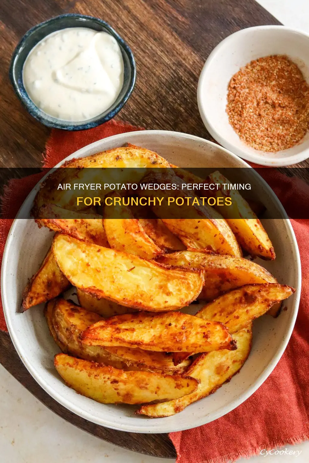how long do you cook potato wedges in air fryer