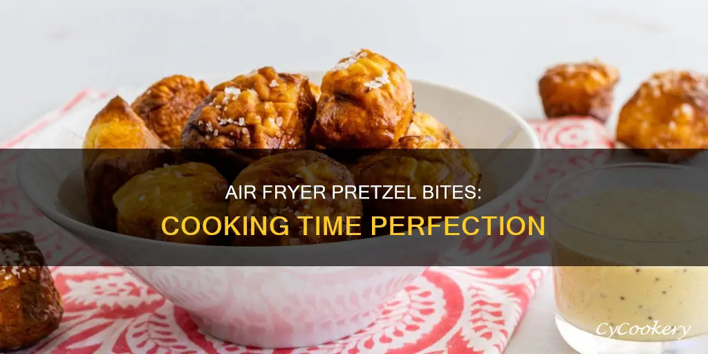 how long do you cook pretzel bites in air fryer
