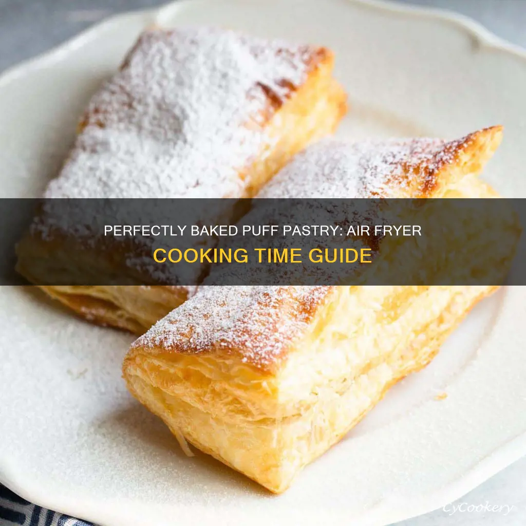 how long do you cook puff pastry in air fryer