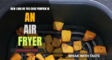 Perfectly Cooked Pumpkin: Air Fryer Time and Tips