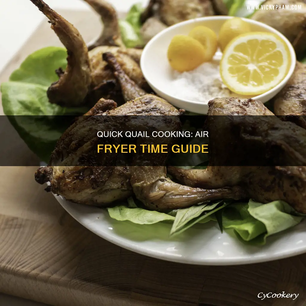 how long do you cook quail in an air fryer