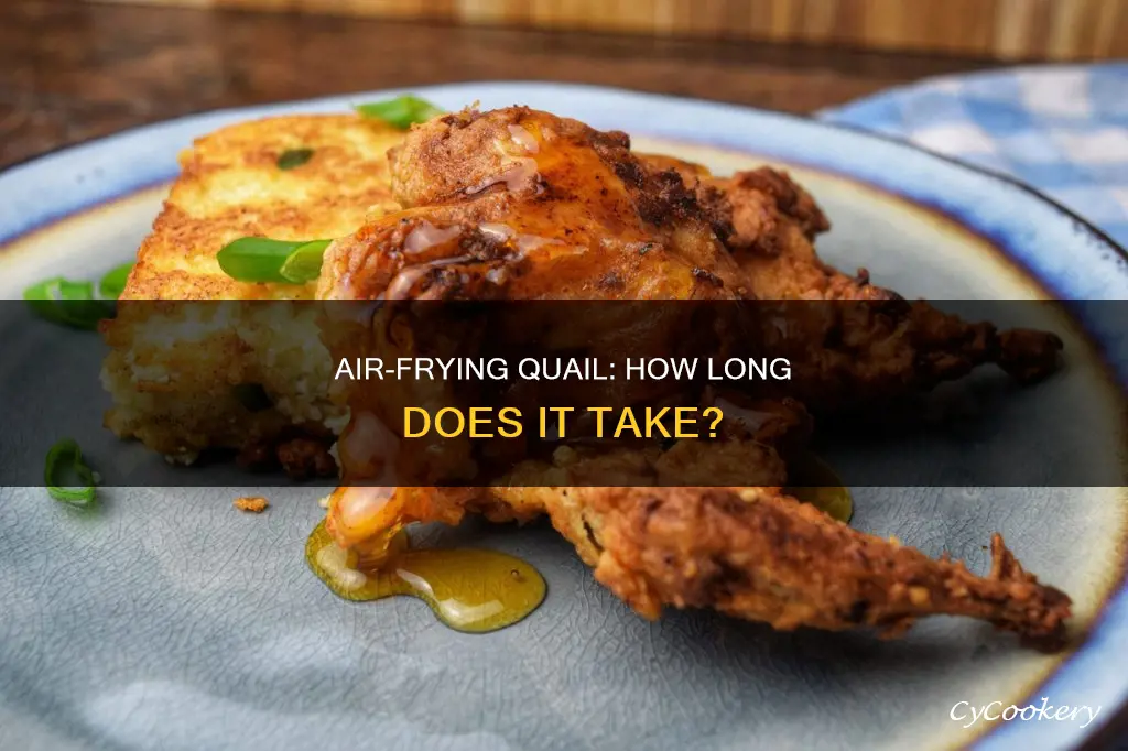 how long do you cook quail in an air fryer