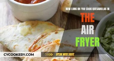 Quesadilla Perfection: Air Fryer Cooking Time Revealed