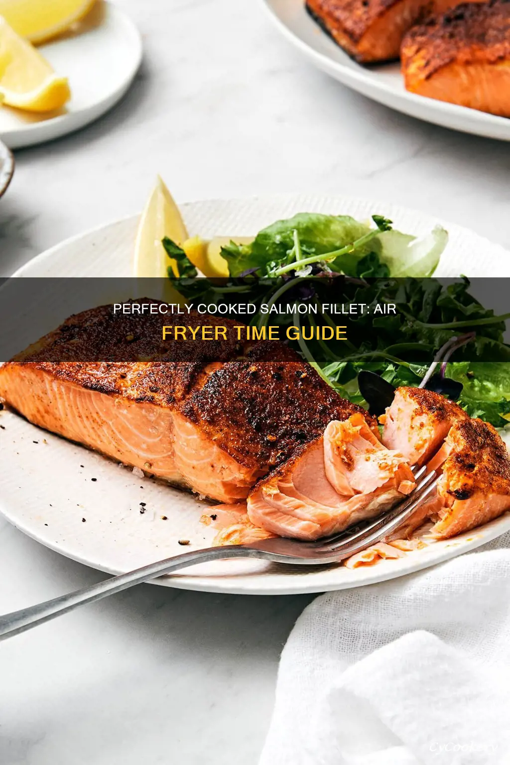 how long do you cook salmon fillet in air fryer