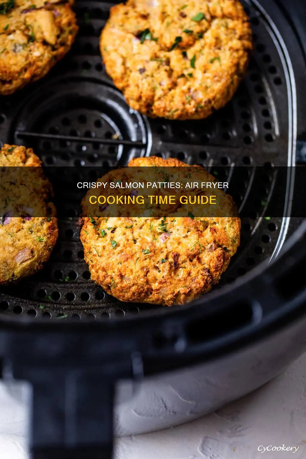 how long do you cook salmon patties in air fryer