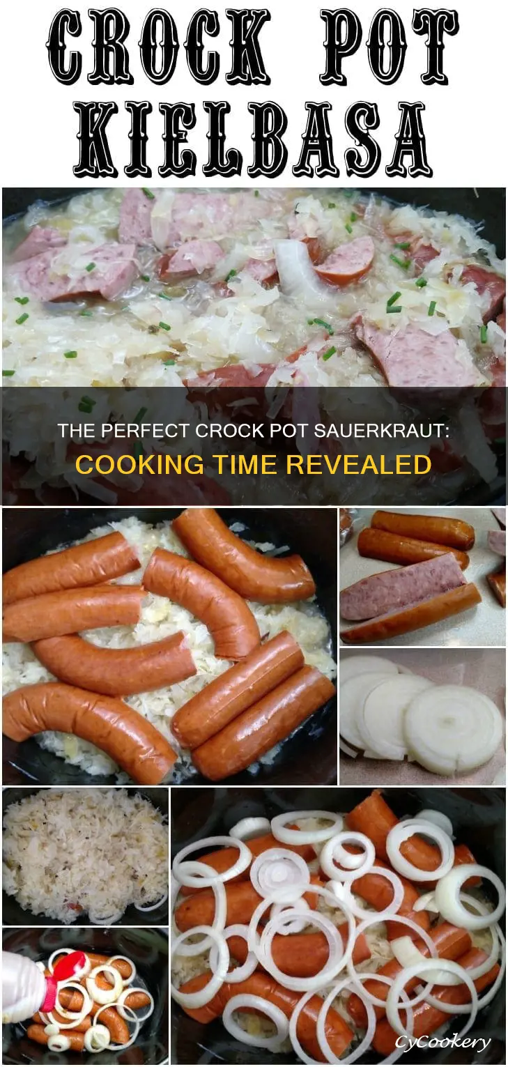 how long do you cook sauerkraut in a crock pot