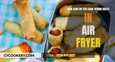 Crispy Spring Rolls: Air Fryer Cooking Time Guide