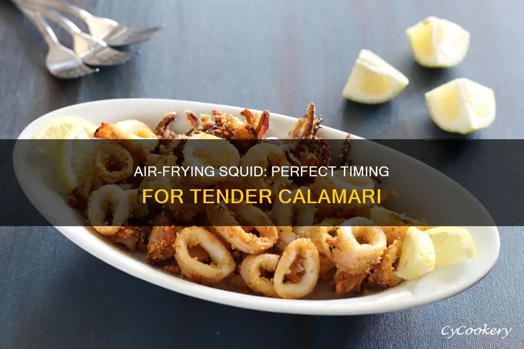 how long do you cook squid in the air fryer