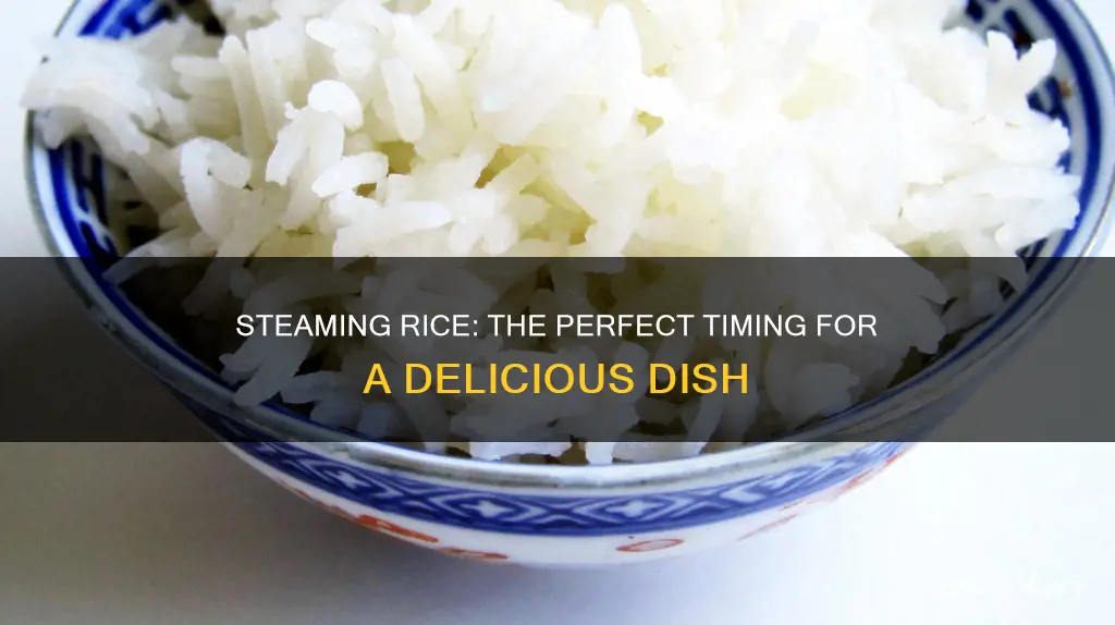 how long do you cook steamed rice