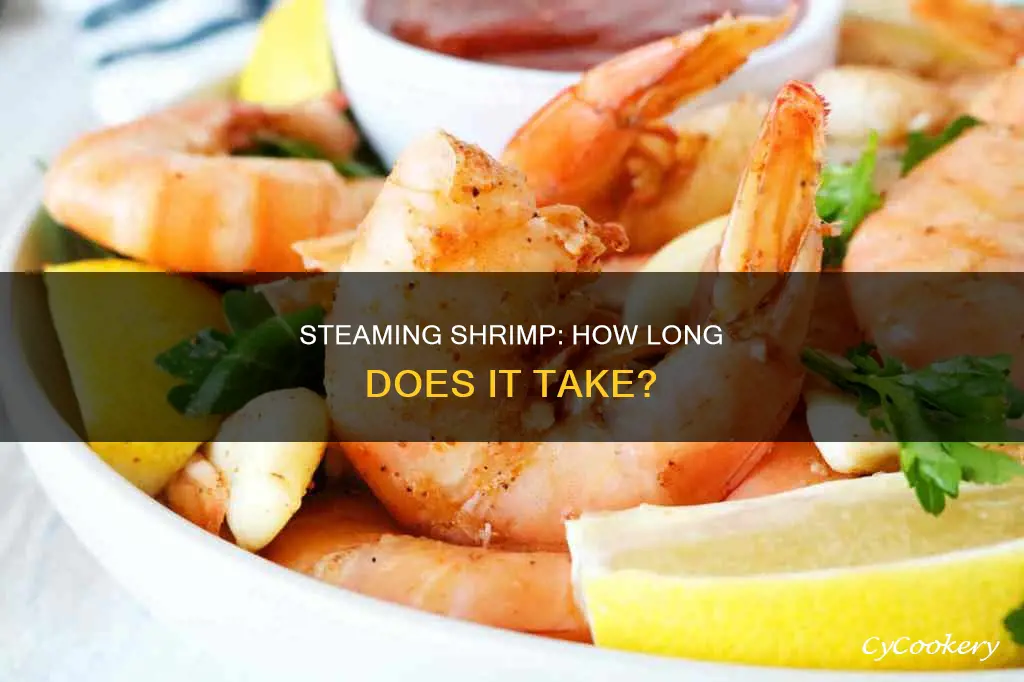 how long do you cook steamed shrimp