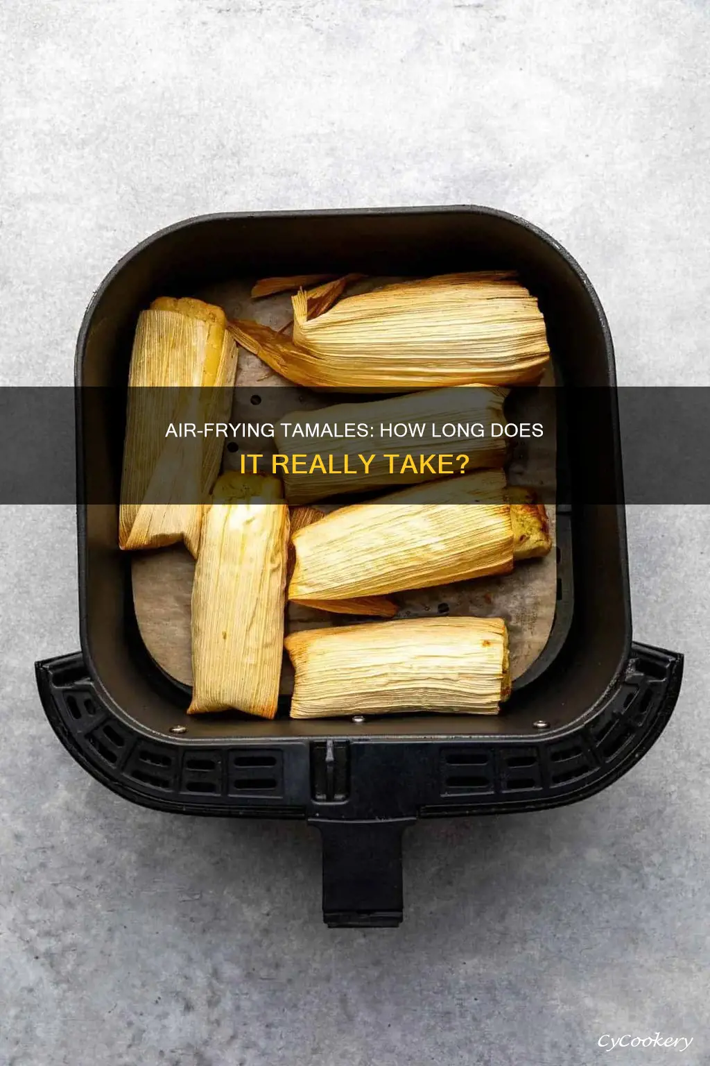 how long do you cook tamales in an air fryer