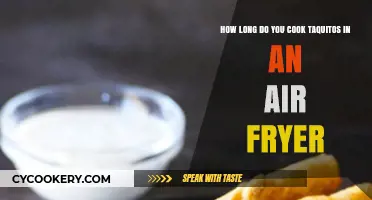 Crispy Taquitos: Air Fryer Cooking Time Revealed!