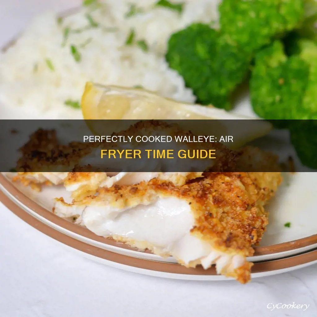 how long do you cook walleye in an air fryer