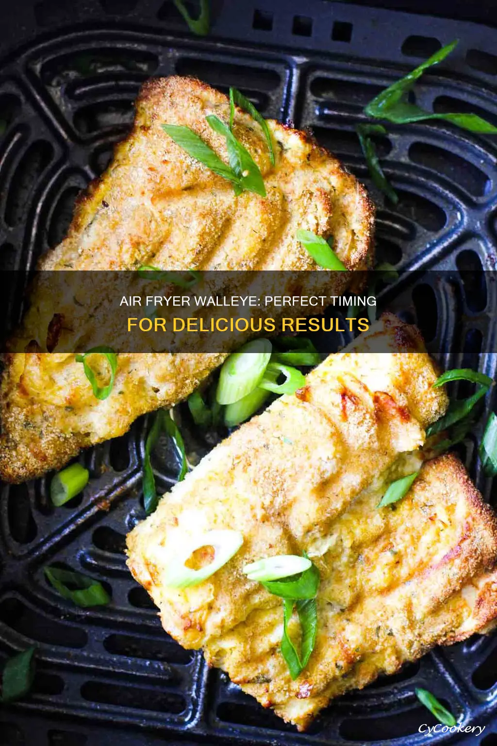how long do you cook walleye in an air fryer