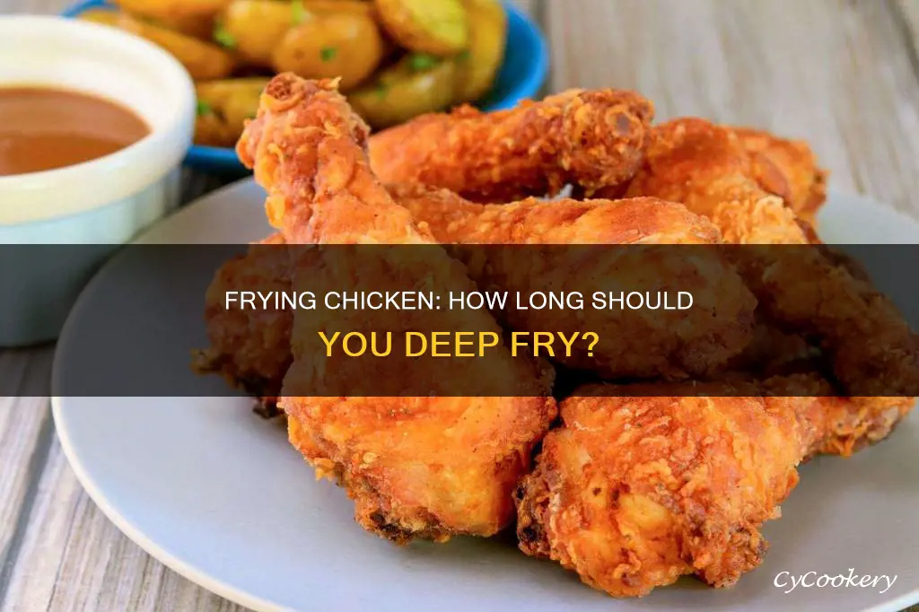 how long do you fry chicken in a deep fryer