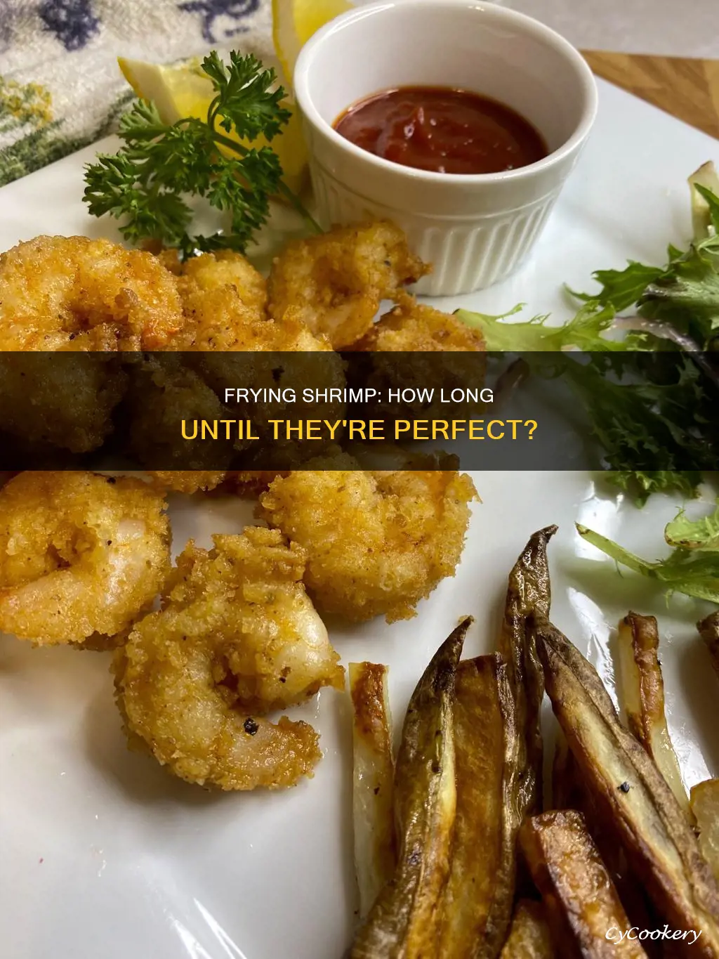 how long do you fry raw shrimpin a deep fryer