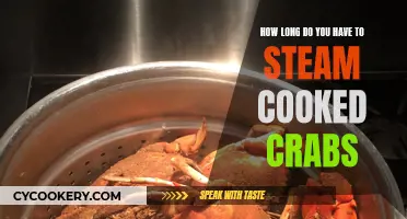 Steaming Cooked Crabs: How Long is Too Long?