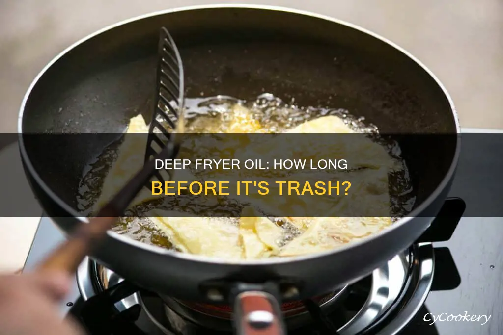 how long do you keep deep fryer oil