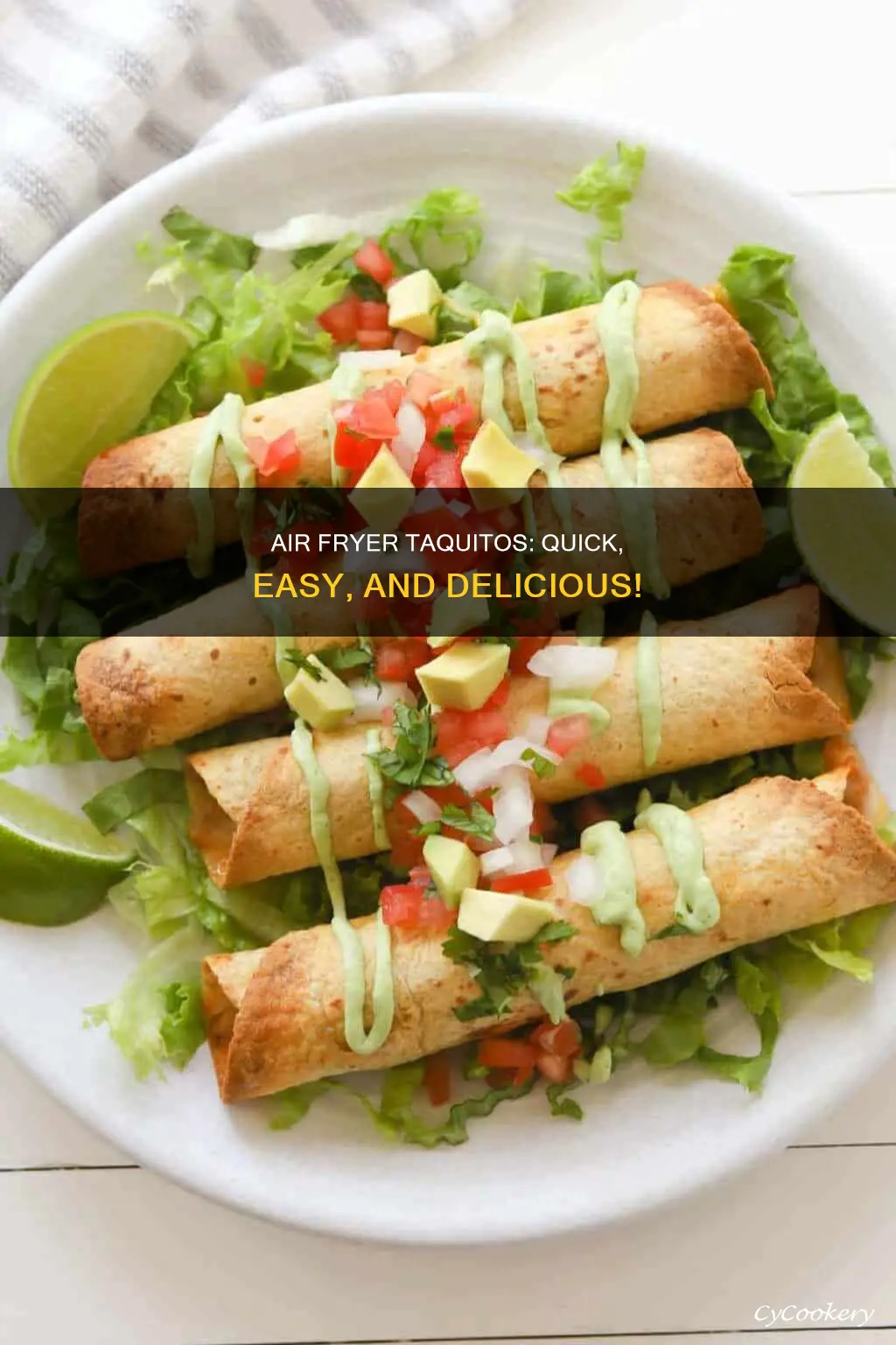 how long do you make taquitos in an air fryer