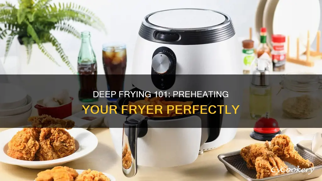 how long do you preheat a deep fryer