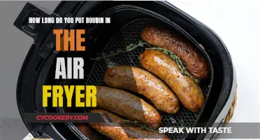 Air Fryer Boudin: How Long to Fry?