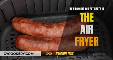 Air Fryer Brats: How Long to Fry?