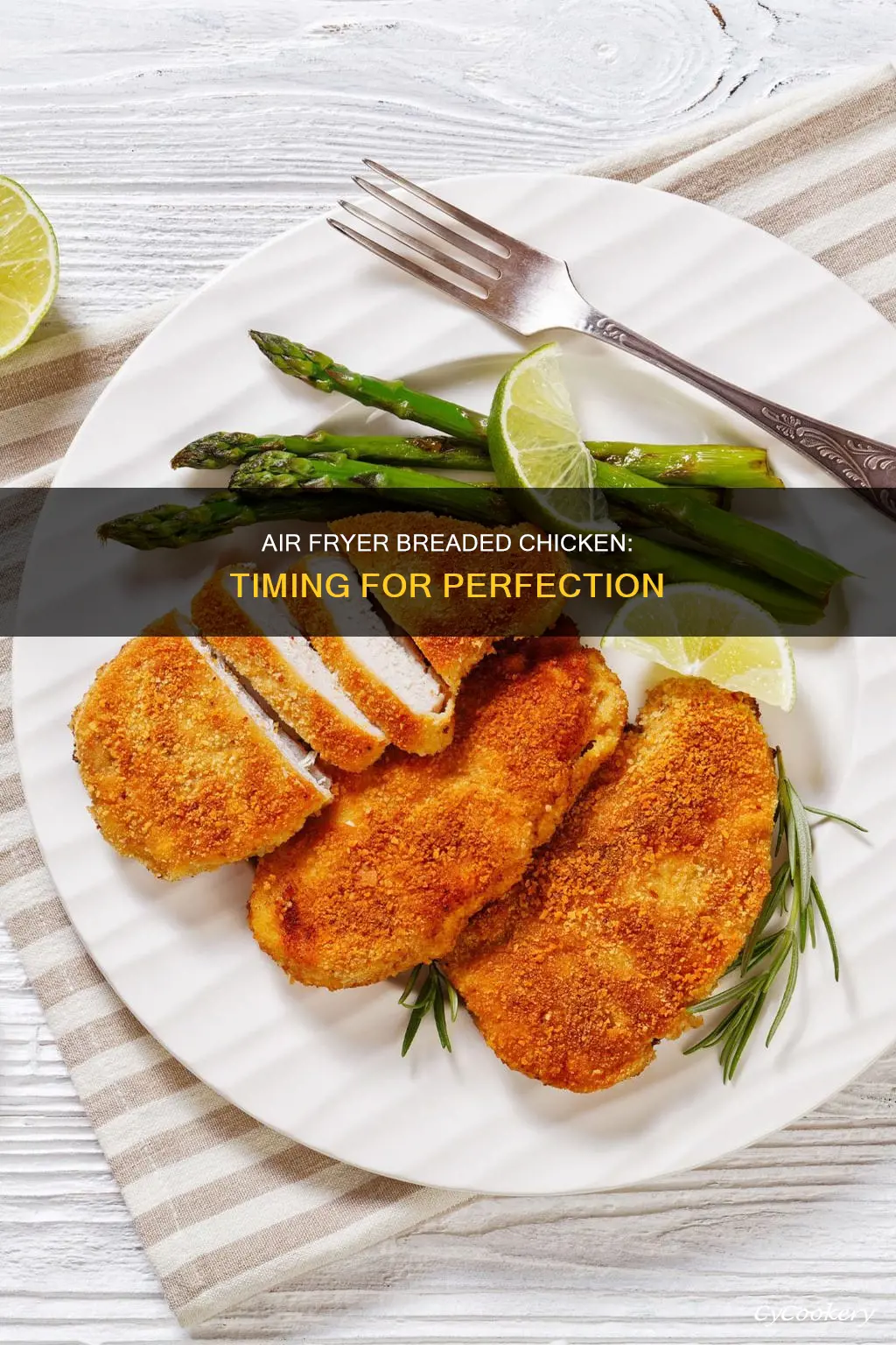 how long do you put breaded chicken in air fryer