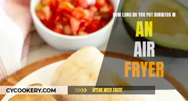 Air-Fryer Burritos: Perfect Timing for a Quick Bite