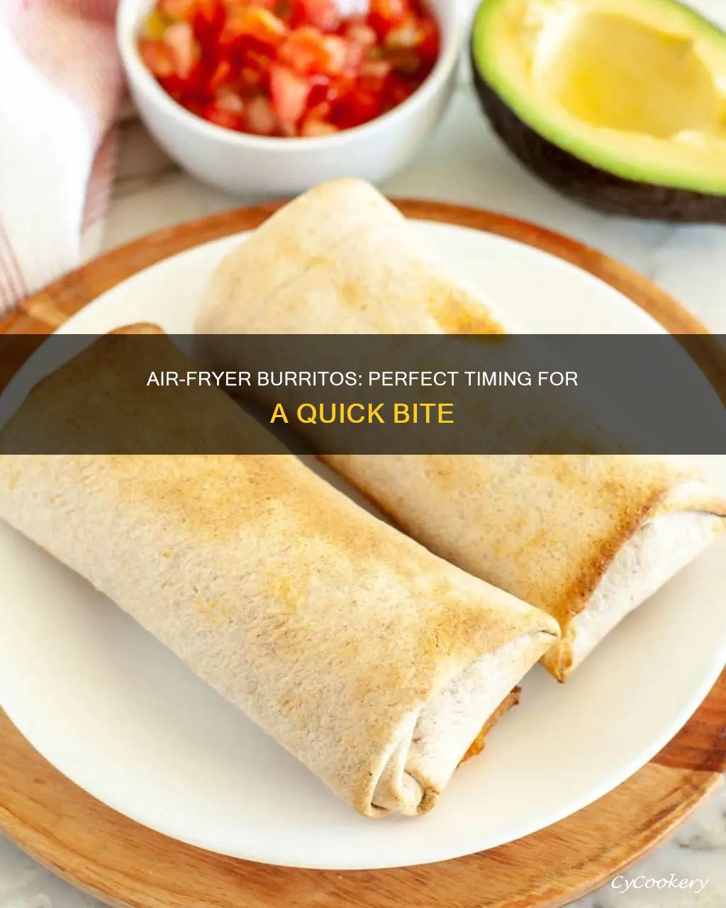 how long do you put burritos in an air fryer