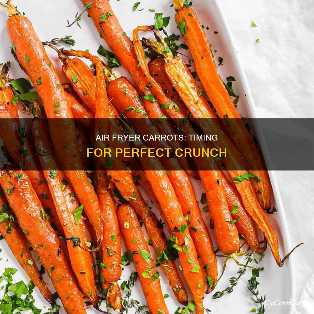 how long do you put carrots in the air fryer