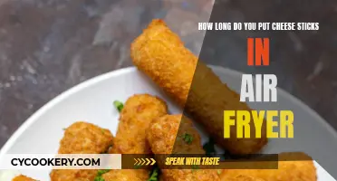 Air Fryer Cheese Sticks: Timing for Perfection