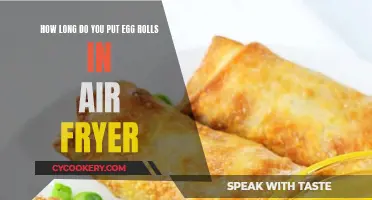 Air Frying Egg Rolls: How Long is Enough?