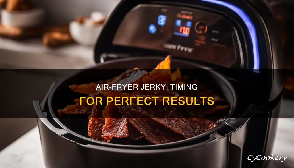 how long do you put jerky in an air fryer