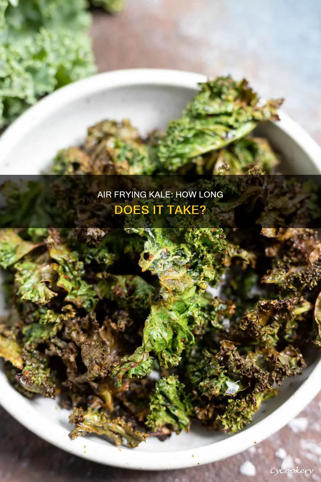 how long do you put kale in the air fryer