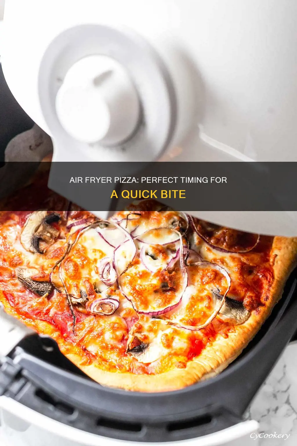 how long do you put pizza in an air fryer